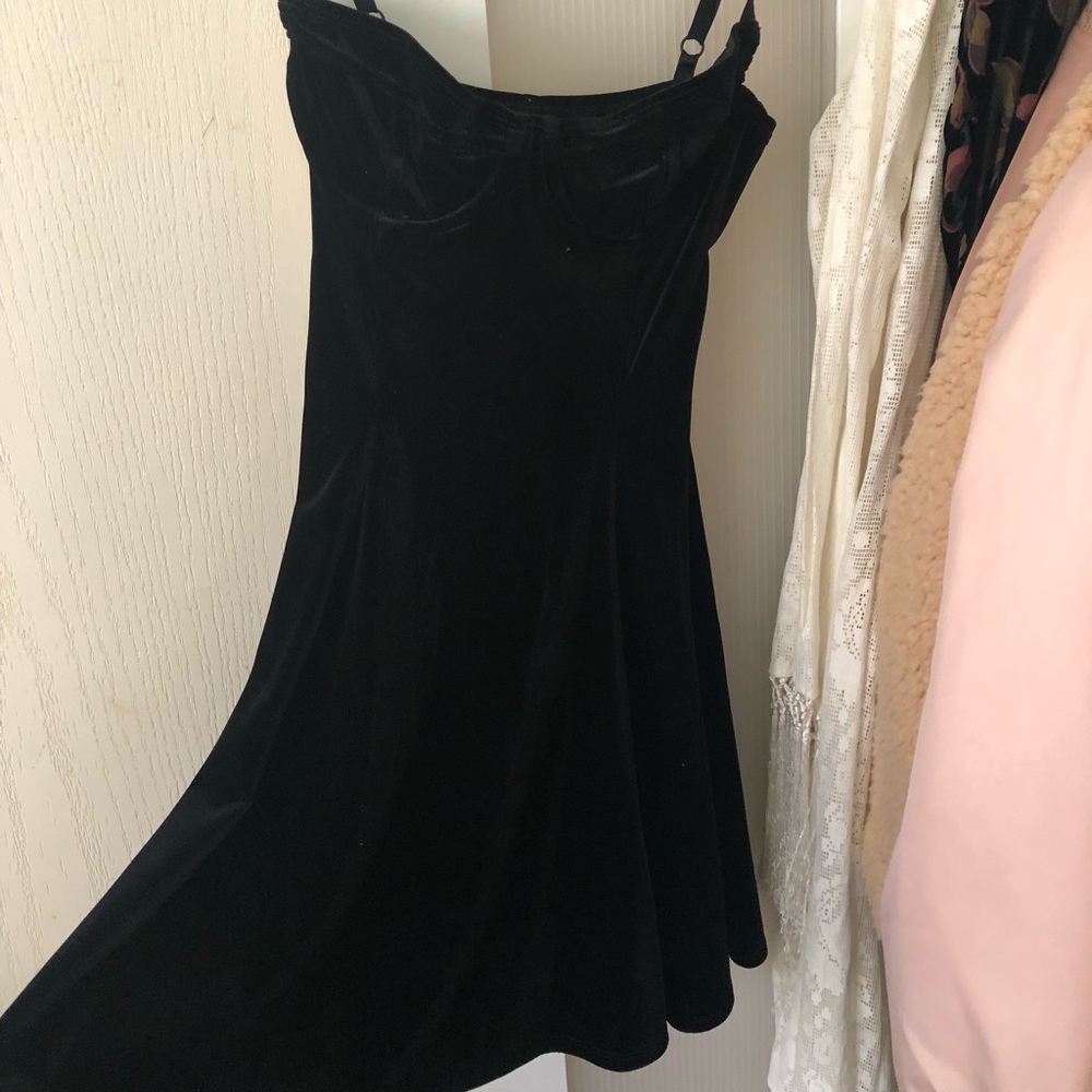 American Apparel Velvet Mini Dress